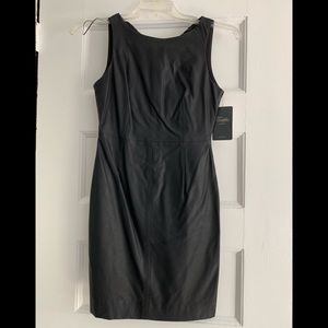 Zara vegan leather dress SZ S